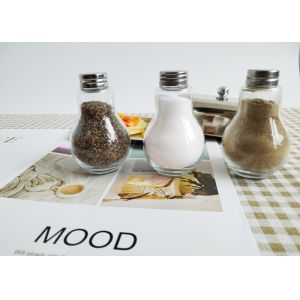 100ml Refillable Lamp Shape Glass Spice Jars Seasoning Jars