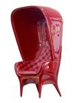 Hat Style Fiberglass Arm Chair Modern Relaxing Durable FRP For Leisure