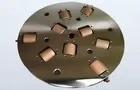 Diamond Bush Hammer Vaccum Brazed Grinding Wheel for Marble Granite Stone