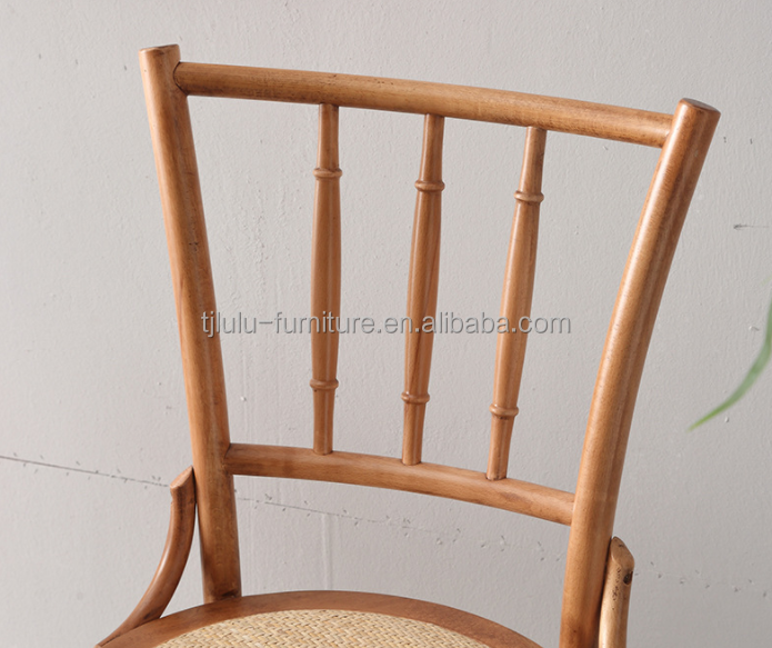 Specific Bar Chair Rattan Dining Chair Bar Furniture Solid Wood Chair for Dining Room