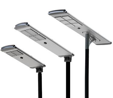 30W-120W Die-casting Aluminum Solar Dusk To Dawn Street Light 170LM/W High