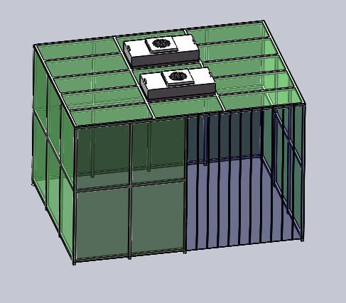 China Openresty Clean Room Booth for Cleanroom Sterilization Efficiency on sale