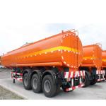24V 7 ways electric system fuel tanker trailer for 20-60 cubic meter heating