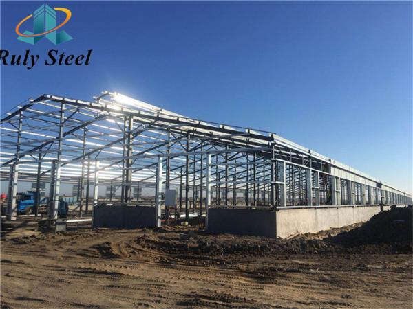 Prefab Steel Structure Metal Warehouse Workshop Factory Buildings For Large