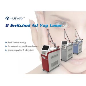 Great demand most advanced q-switched Nd yag laser1064nm & 532nm & 1320nm q