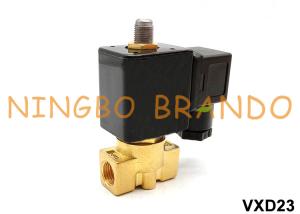 China 3 Way 1/8'' 1/4'' Air Compressor Solenoid Valve 24VDC 220VAC factory