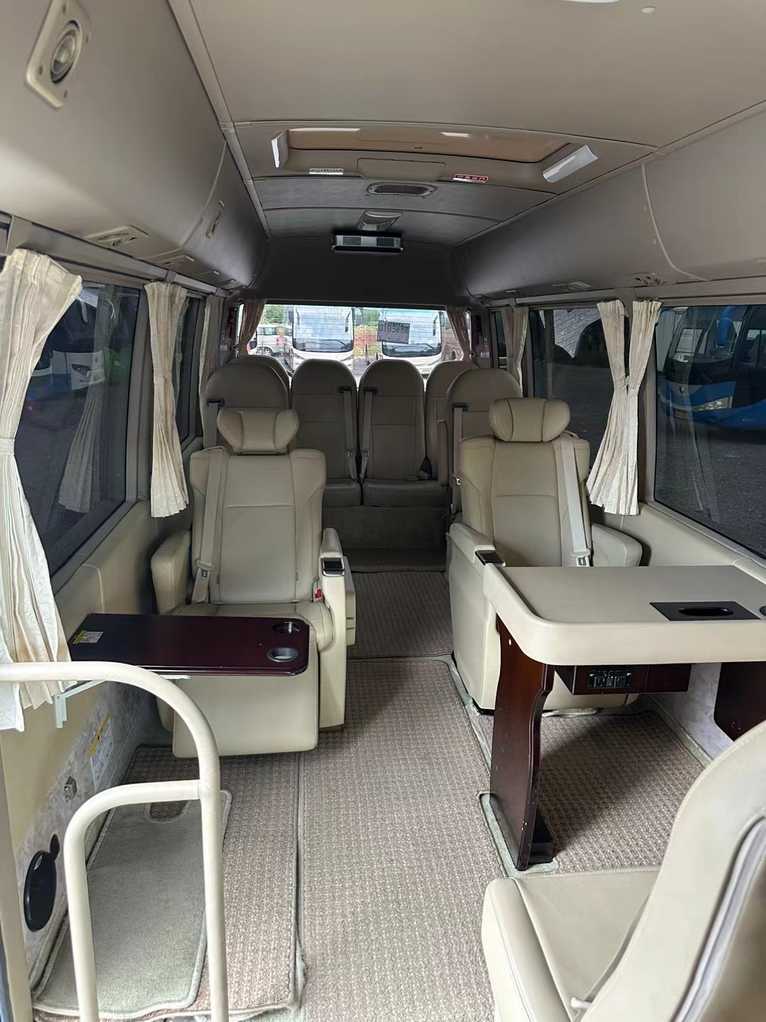 12 Seats Customized Used Coach Bus3 Single Door Long Transportation Tour Bus