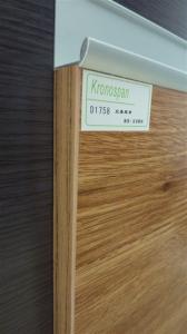 China Alum handle kitchen cabinet door，MFC door panel，Kitchen cabinet door factory