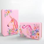 Printed Fitness Pilates Exercise EVA Gym Yoga Block