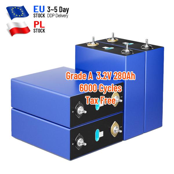 EU Free shipping EVE original grade A Prismatic 3.2V 280ah 304ah cells for DIY