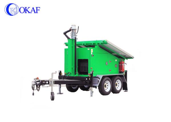 China Large Mobile Forensics Construction Light Trailer Outdoor High Bar Lighting System factory