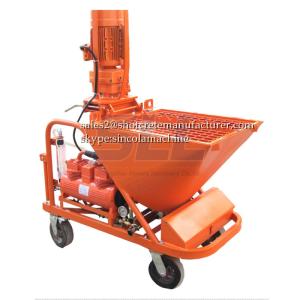 China Cement Mortar Spraying Machine For Building , Automatic Wall Plastering Machine factory