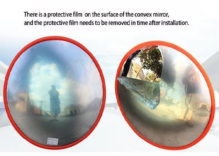 Wide Angle Convex Mirror 45cm Weather Proof Convex Traffic Mirror