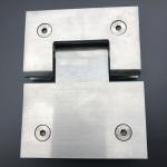 Zinc Alloy Polish Finish Shower Hinges for Foshan Shower Screen Installations