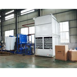 180kw Ice Storage Capacity Focusun 40 Ton/Day Fresh Water Flake Ice Flake Making