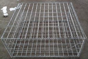 China Silver High Strength Gabion Wire Mesh Anti Corrosion Square Hole Shape factory