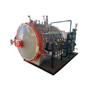 China Air Cooling Rubber Curing Process Autoclave With PLC Control And Foam Insulation on sale