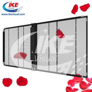 China Glass Window LED Transparent Display Screen Outdoor P5 Full Color factory