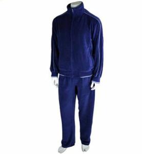 China Stylish Plain Cotton Men'S Warm Up Tracksuit / Men'S Basketball Tracksuit Zipper Front factory