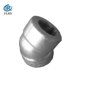 China Duplex SS 45 Degree Elbow ASME Threaded forged Steel Pipe Fitting factory