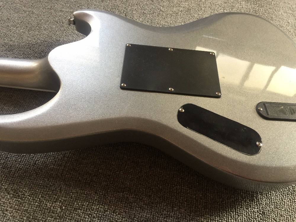 Top quality factory custom Silver Powder Mirror Panel High Quality Guitar/Anmiyue China Electric Guitar