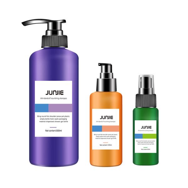 PET Plastic Shampoo Bottles 60ml 120ml 500ml Lotion Pump Bottle For Skin Care