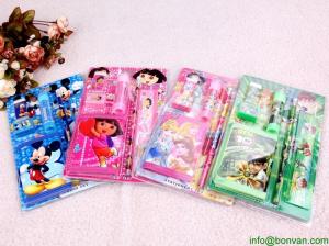 China Promotional plastic back to school stationery kit,personalized stationery set factory