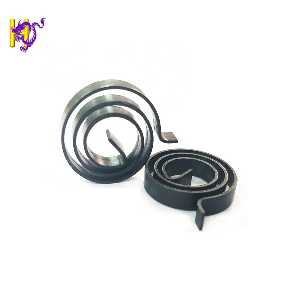 Customized Retractable Clock Cable Spiral Flat Coil Torsion Spring Metal