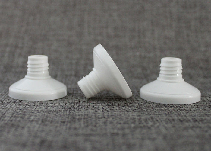 White Plastic Tube Head In PE Food Grade For Food Laminated Tube Personalized Design