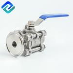 Wine Brewery 3000psi Ball Valve Food Grade Stainless Steel Ball Valve