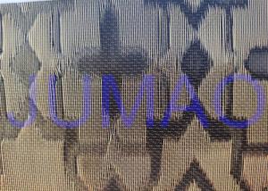 China With Customized Images Glass Metal Glass Wire Mesh Fabric Used In Glass Industry factory
