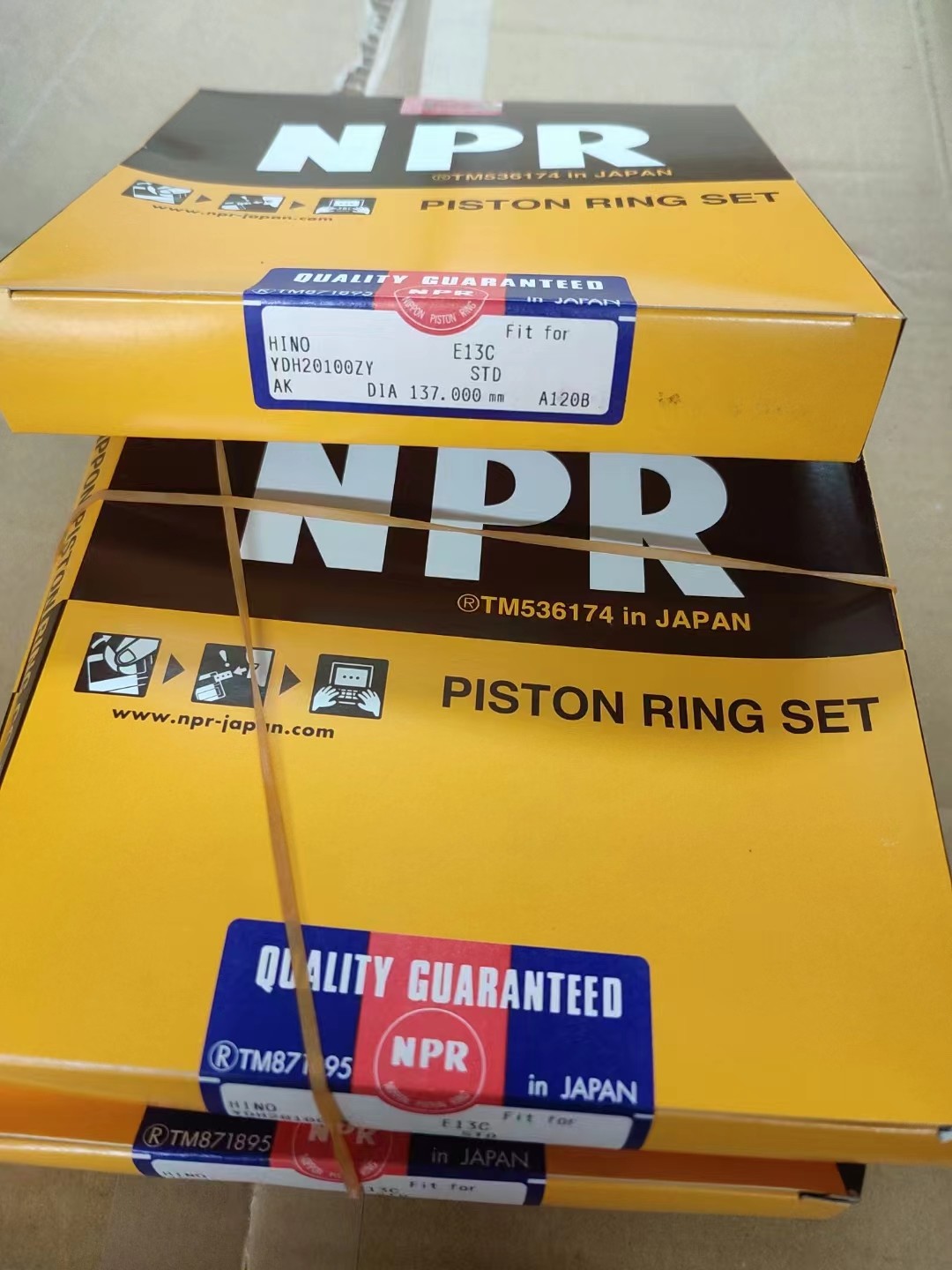 Isuzu 4JB1 4JA1 Piston Rings 8-94247-867-0, 5-87311082-097710771 YDI10110ZZ, Cylinder Liner 1-85628395-0