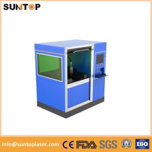 China 500W Small size fiber laser cutting machine for stailess steel and brass cutting factory