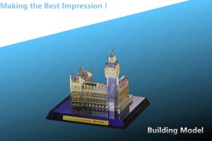 China crystal building craft/crystal building/glass model/crystal building model/glass craft factory