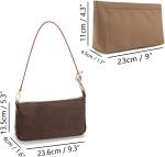 Shaped Microfiber Genuine Leather Multi Pocket Louis Vuitton Bag