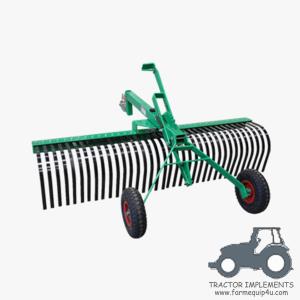 China ALR- ATV stick rake ;atv attachment farm implements landscaping rake factory