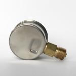 Radial Connection Brass Pressure Gauge 40mm Stainless Steel Dial Type Pressure