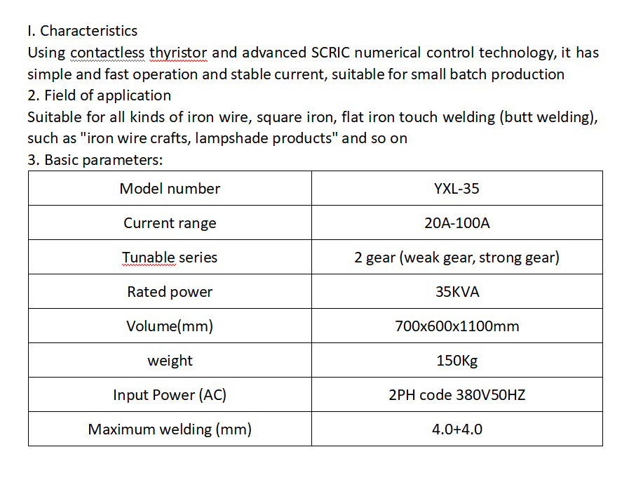 35kW Welded Slab Iron Mesh Foot Type Butt Welding Machine with High Welding Speed