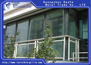 China SS Screws 3m Teflon Wire Balcony Invisible Grille factory