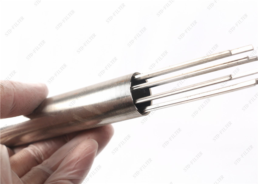 Resin Filter V Shaped Wedge Wire Screen Tube Steel 304