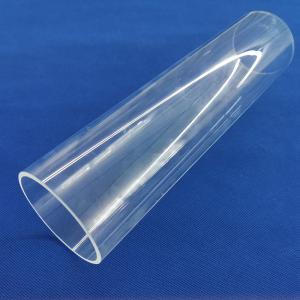 China Polished Quartz Glass Fire Pipe Semiconductor Protect Heat Resistant Vacuum Tube Transparent factory