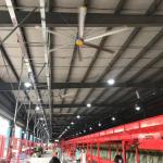 DC Brushless Pmsm Axial Exhaust Ventilation Cooling Industrial Ceiling Fan 5m