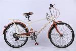 Carbon steel colorful 26 OL city bicicle for man with Shimano thumb shifter 7