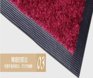 China Logo mat nylon printed mat nylon carpet rubber backing Custom logo mat factory