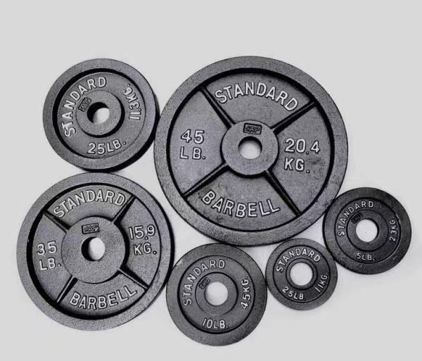 Commercial Home D Round 5kg 10kg 20kg 50kg Cast Iron Barbell Weight Lifting