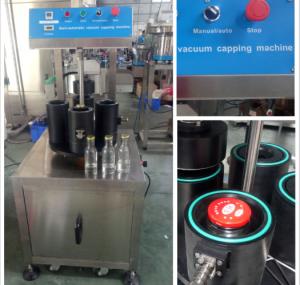 China Energy Saving Glass Bottle Cap Sealing Machine Convenient Adjustment factory