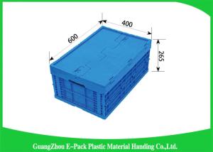 China Virgin PP Plastic Folding Crate , Collapsible Plastic Storage Bins ForTransport Turnover Storage factory