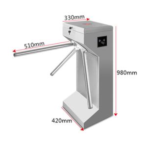 China 30p/M Vertical Tripod Turnstile Gate Entrance For Pedestrian Management factory