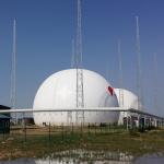 Double Membrane Biogas Holder Balloon , Biogas Storage Balloon Weatherproof