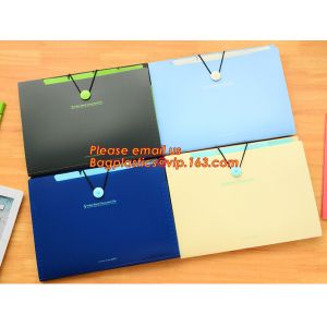 office storage pp expanding cascading file folder with 7 multicolor pockets,